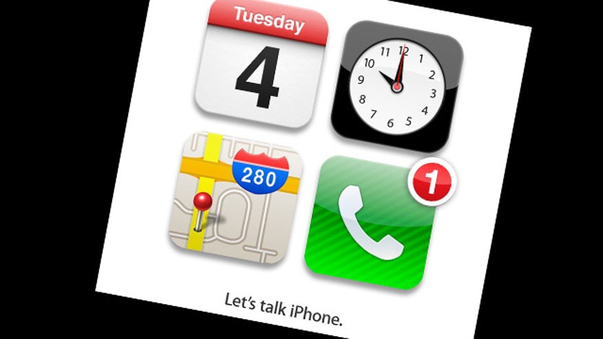 iPhone oct 4 invitation